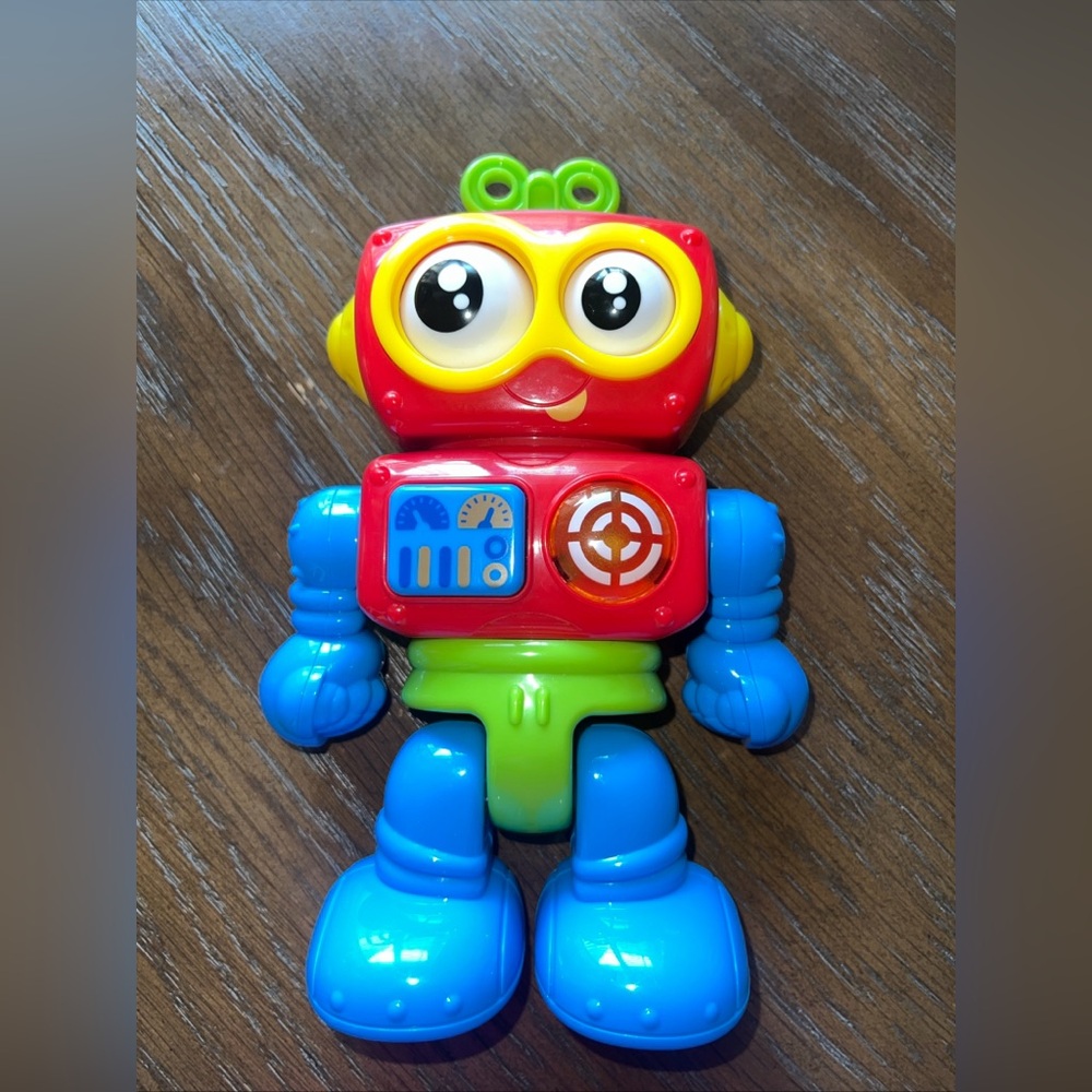 Little Learner My First Little Bot Robot Sounds Light Motion Toy Tested Works